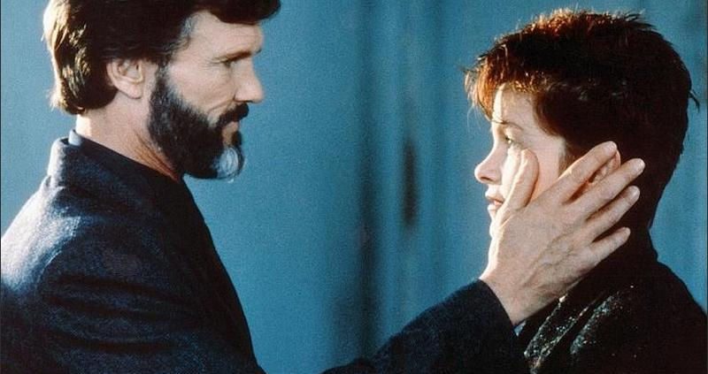 Kris Kristofferson and Geneviève Bujold in 1985's "Trouble in Mind."