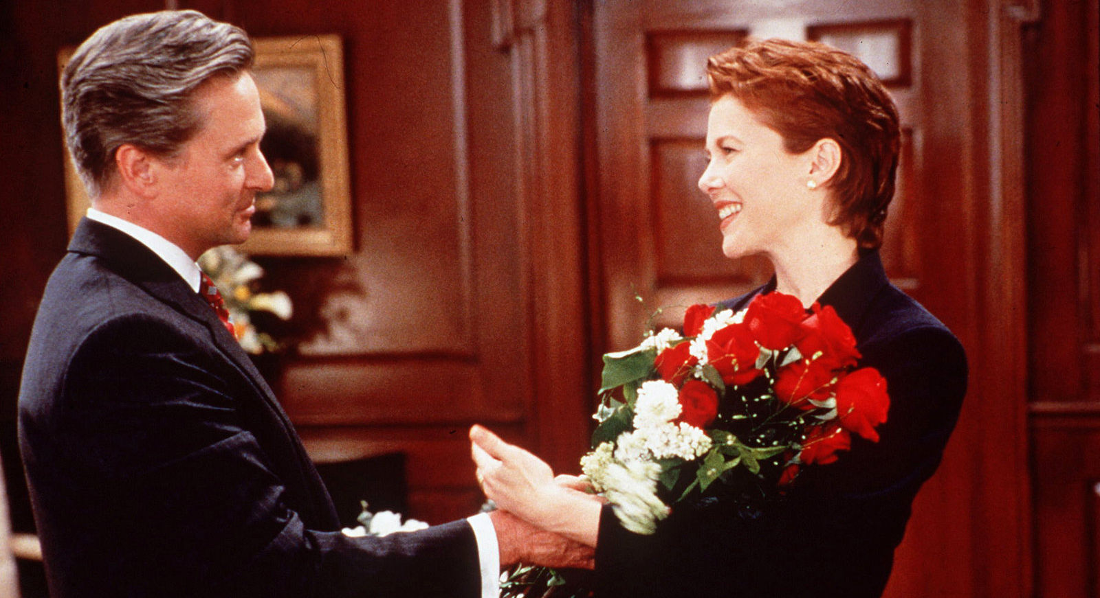 Michael Douglas and Annette Bening in 1995's "The American President."