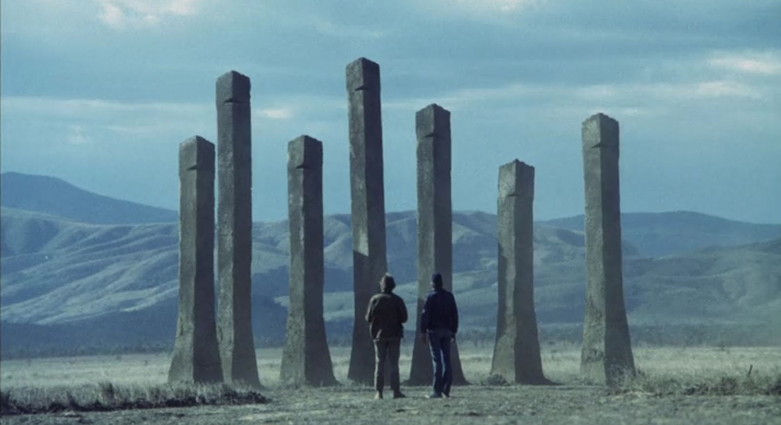 Nigel Davenport and Michael Murphy in 1974's "Phase IV."