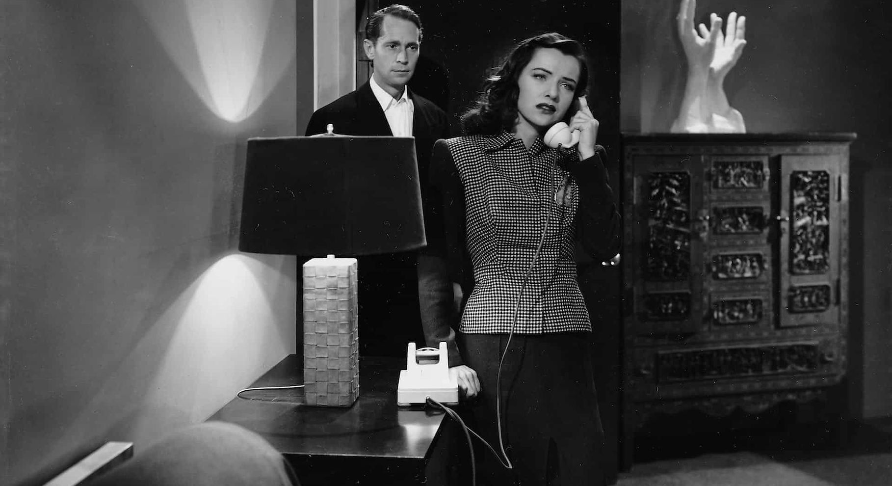 Franchot Tone and Ella Raines in 1944's "Phantom Lady."